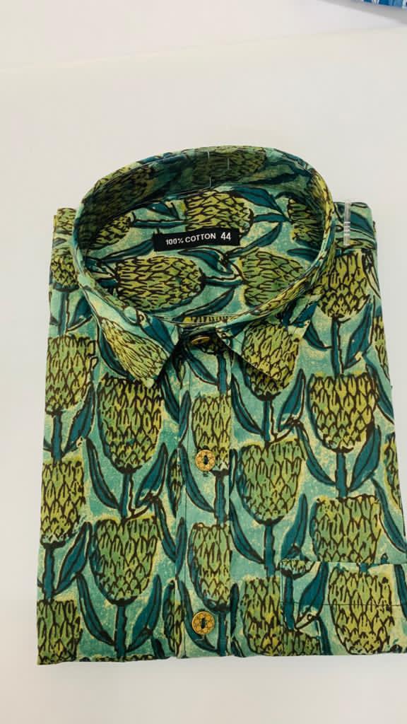 Bagru Hand Block Printed Shirts