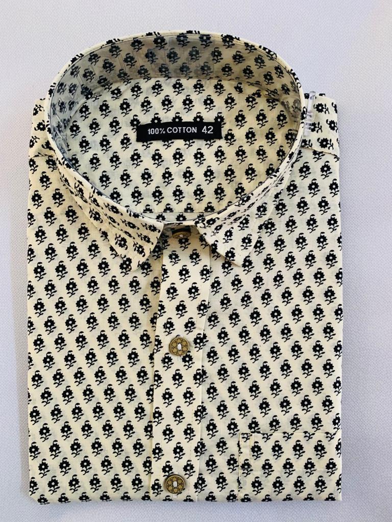Bagru Hand Block Printed Shirts
