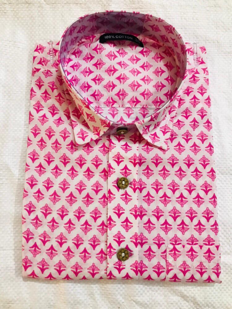 Bagru Hand Block Printed Shirts