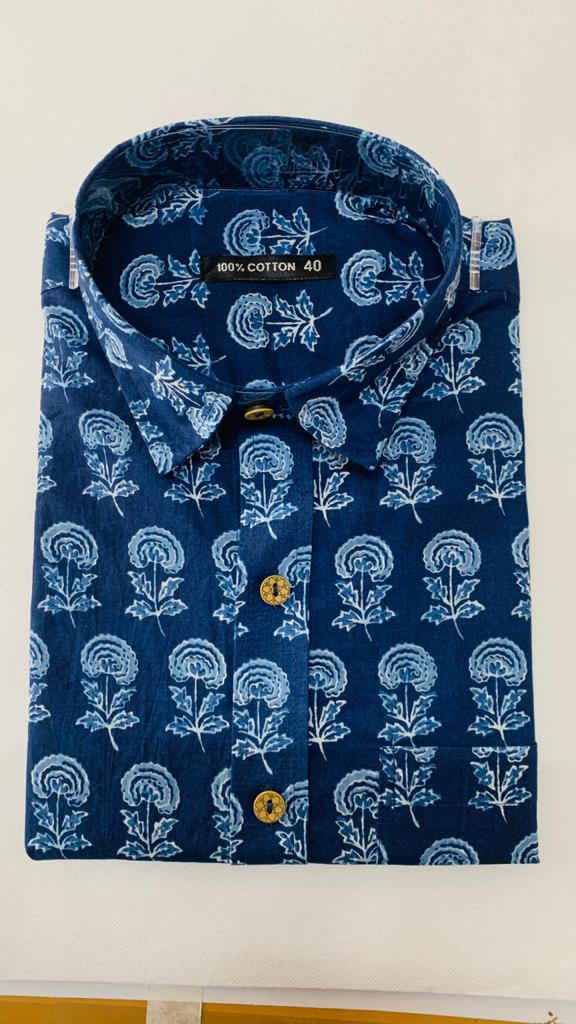 Bagru Hand Block Printed Shirts