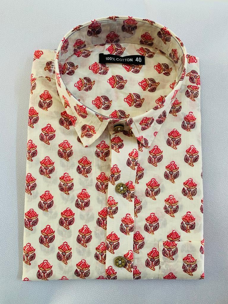 Bagru Hand Block Printed Shirts