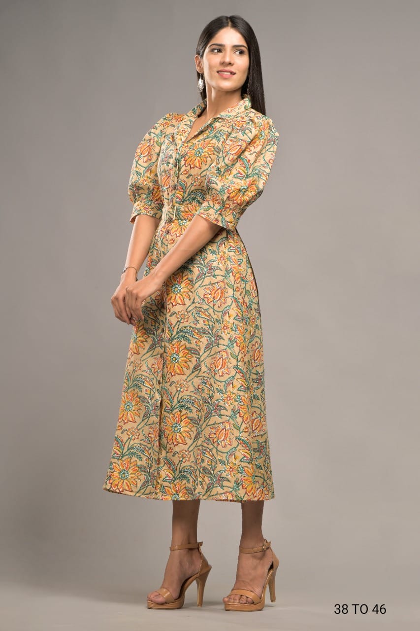 Vibrant & Stylish Pure Cotton Sundress 