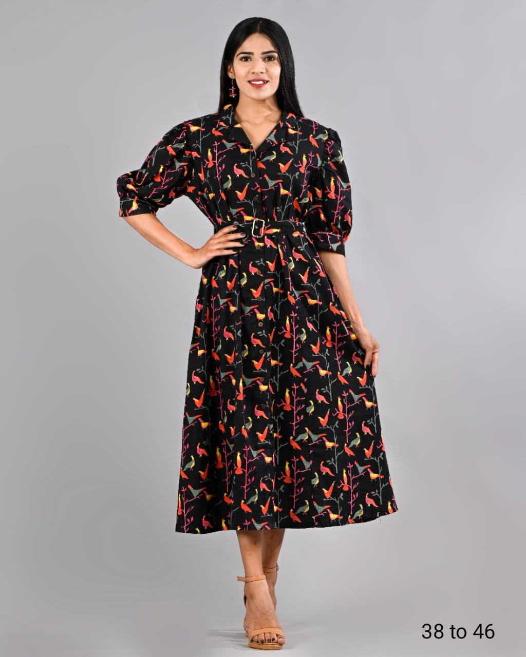 Vibrant & Stylish Pure Cotton Sundress 