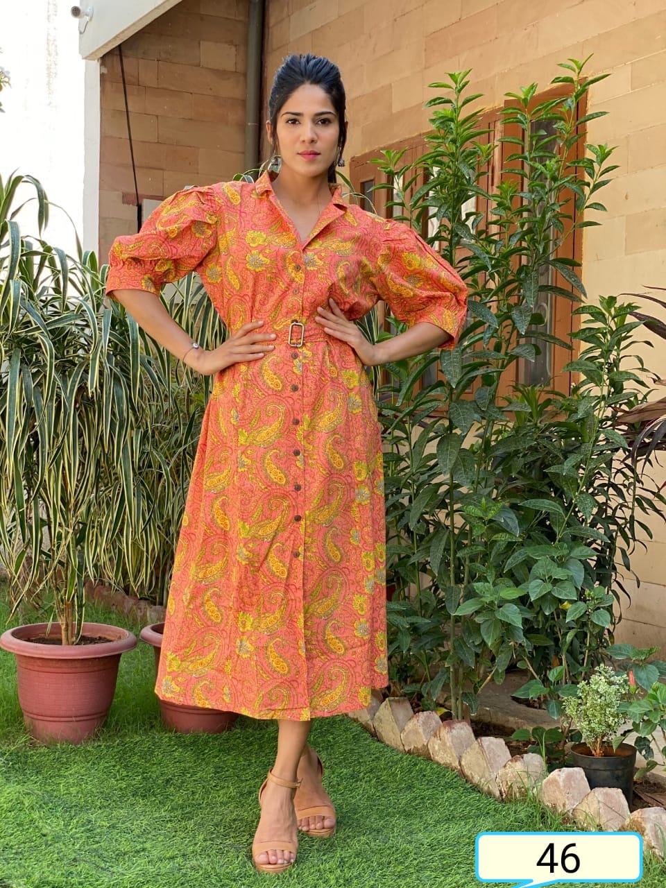 Vibrant & Stylish Pure Cotton Sundress 