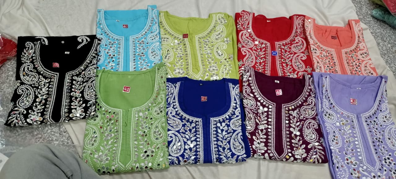 Lucknowi Chikankari  Kurti