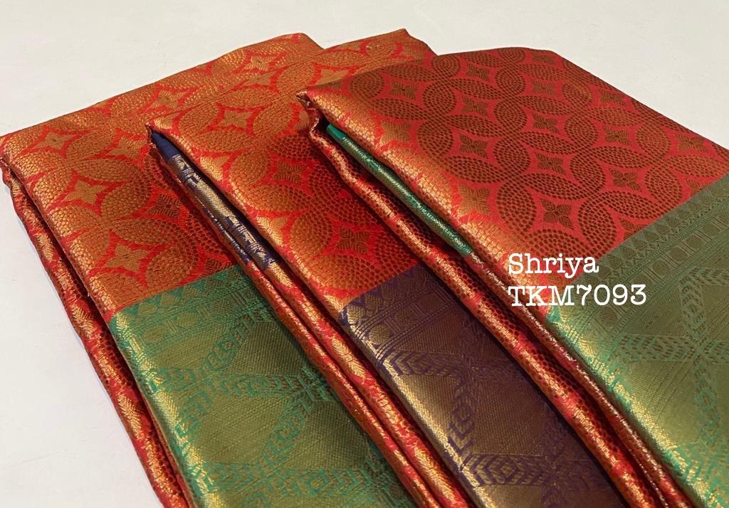 Tissue weaves Kora with Zari weaving