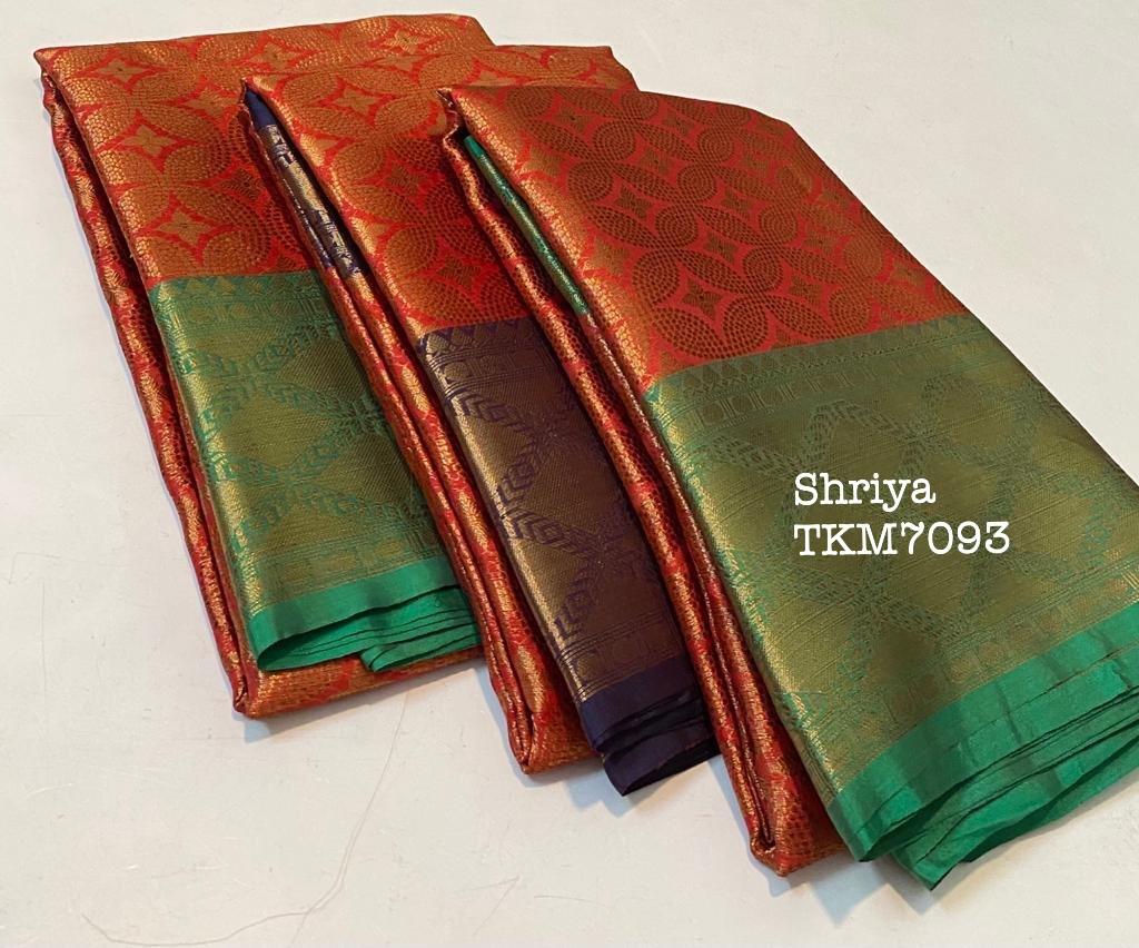 Tissue weaves Kora with Zari weaving