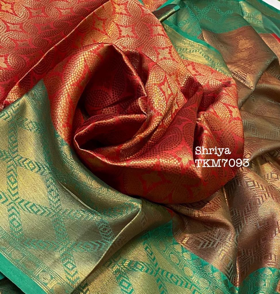 Tissue weaves Kora with Zari weaving