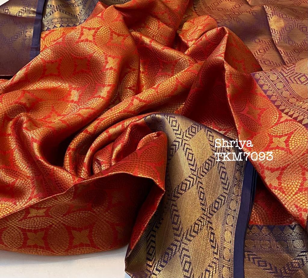 Tissue weaves Kora with Zari weaving