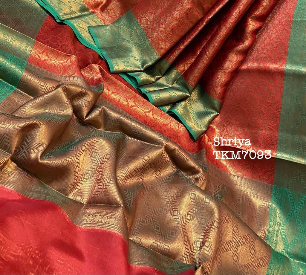 Tissue weaves Kora with Zari weaving